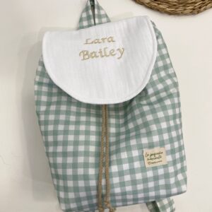 Mochila infantil verde mint