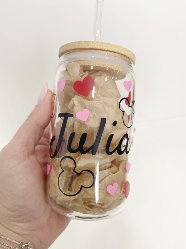 Vaso con tapa y pajita - Imagen 3