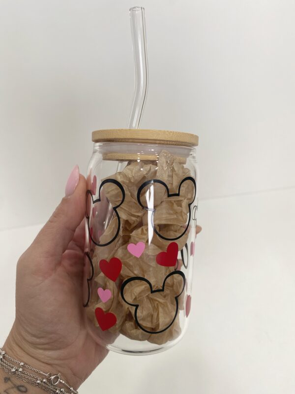 Vaso con tapa y pajita - Imagen 2