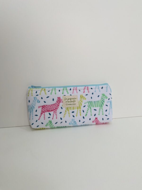 Estuche cebras de colores