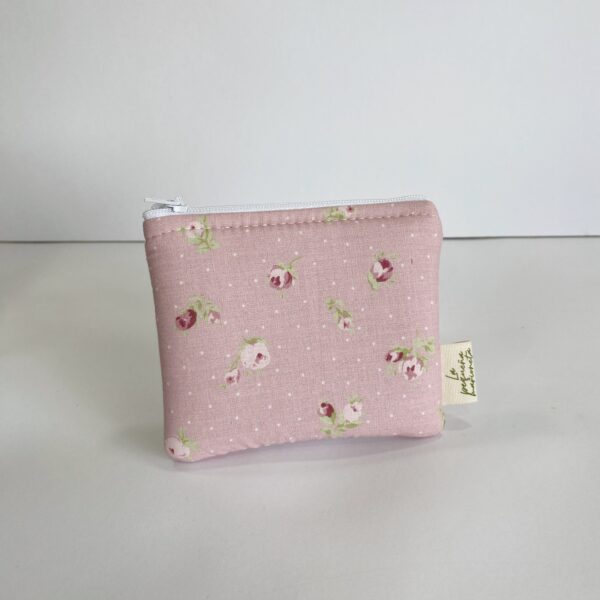 Monedero Flor rosa