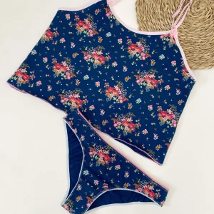 Pijama "crop top + braguita"