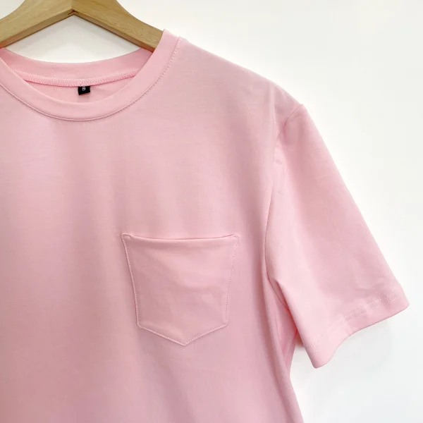 Camiseta hombre rosa
